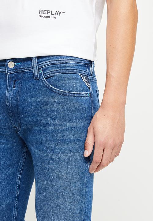 Replay - Jondrill skinny - mid blue