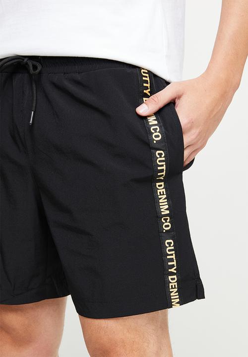Cutty - Sailor active  fit short - black