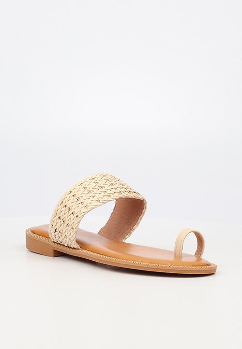 Miss Black - Murano11 toe post sandal - nude