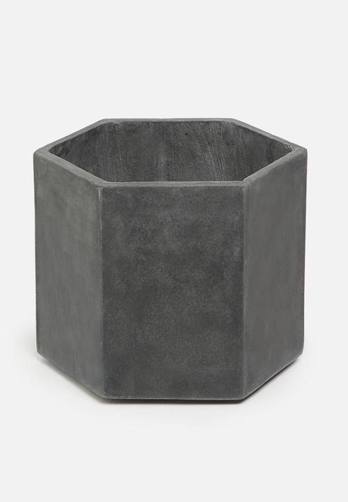 Sixth Floor - Drake large outdoor planter-anthracite