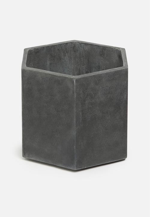 Sixth Floor - Drake large outdoor planter-anthracite