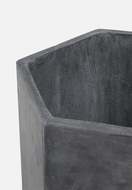 Sixth Floor - Drake large outdoor planter-anthracite