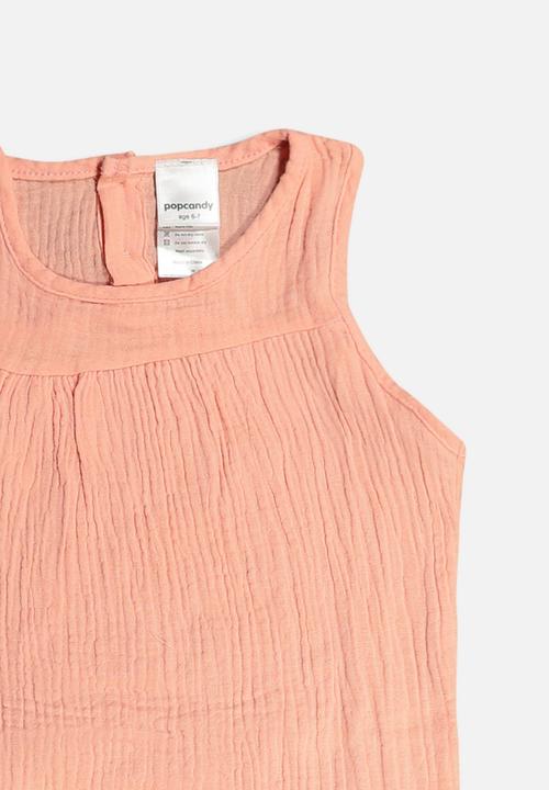 Pop Candy - Sleeveless top & shorts set - pink