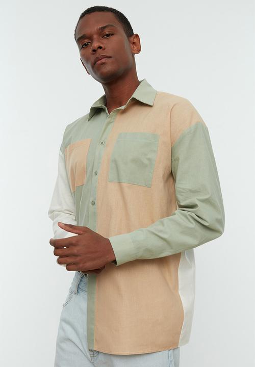 Trendyol - Colour block slim fit shirt - multi