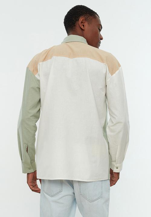Trendyol - Colour block slim fit shirt - multi