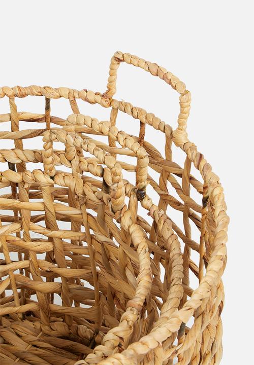 Storage Solutions - Water hyacinth baskets - set of 3