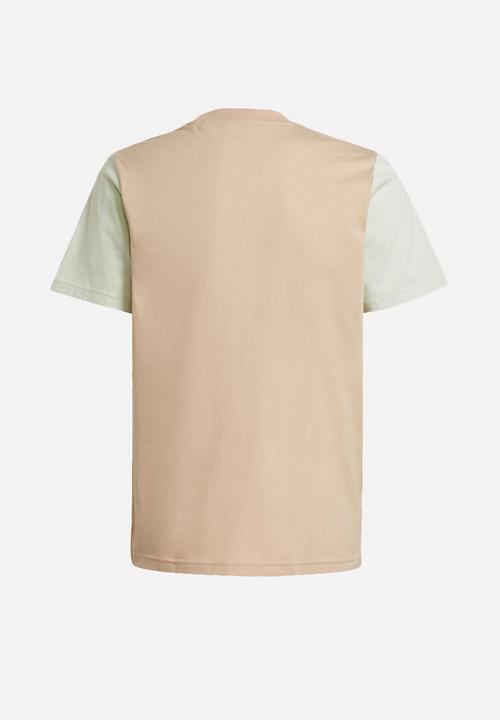 adidas Originals - Tee - magic beige, wonder white, linen green & almost pink
