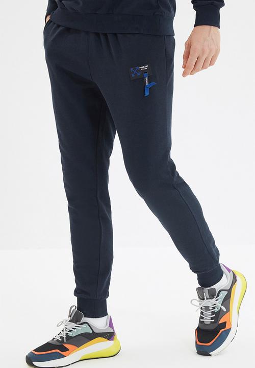 Trendyol - Printed sweatsuit - navy