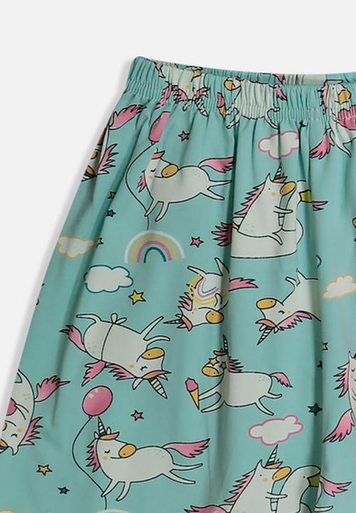 Pop Candy - Unicorn pj set - pink/blue