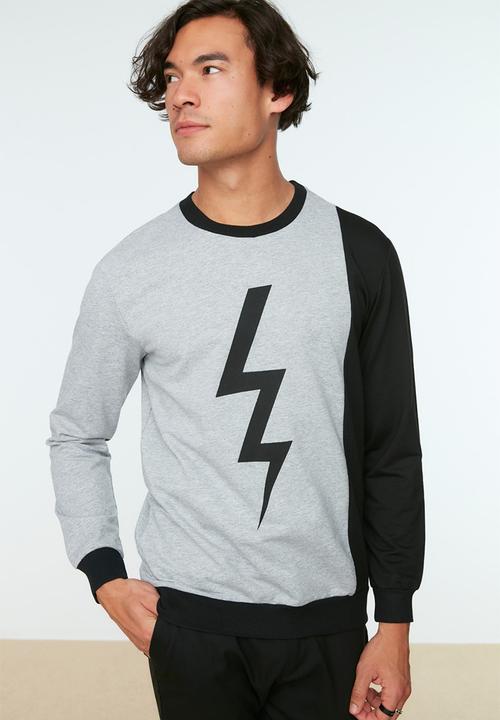 Trendyol - Bolt regular fit sweater - grey