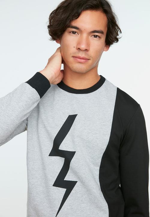 Trendyol - Bolt regular fit sweater - grey