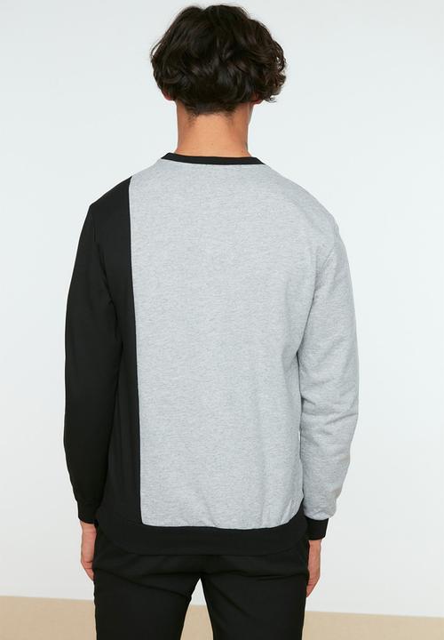 Trendyol - Bolt regular fit sweater - grey