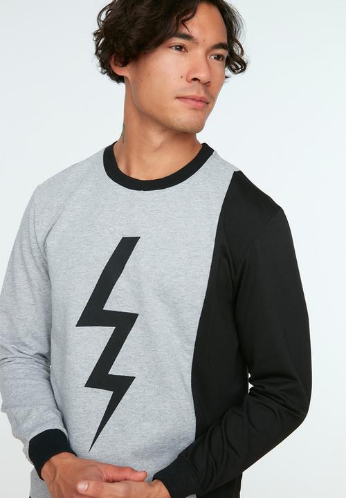 Trendyol - Bolt regular fit sweater - grey