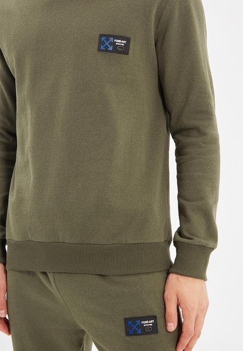 Trendyol - Printed sweatsuit - khaki
