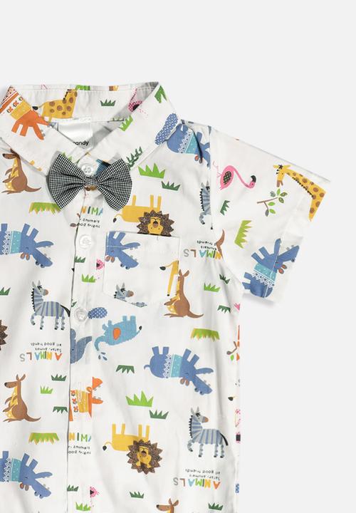 Pop Candy - Baby shirt & short set - multi