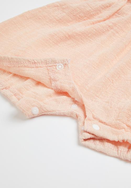 Pop Candy - Embroidered playsuit & headband set - pink