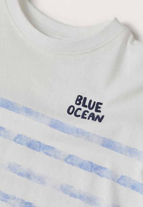 MANGO - T-shirt ocean - neutral