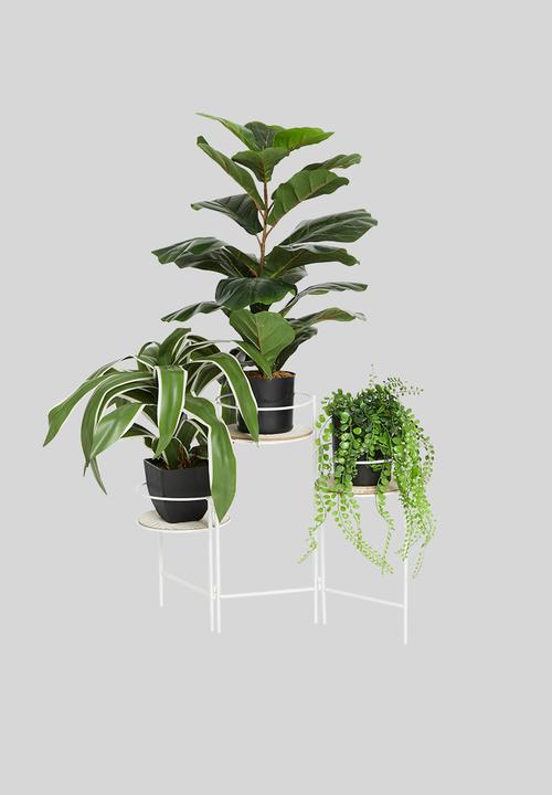 H&S - 3-Tier pot plant holder -metal