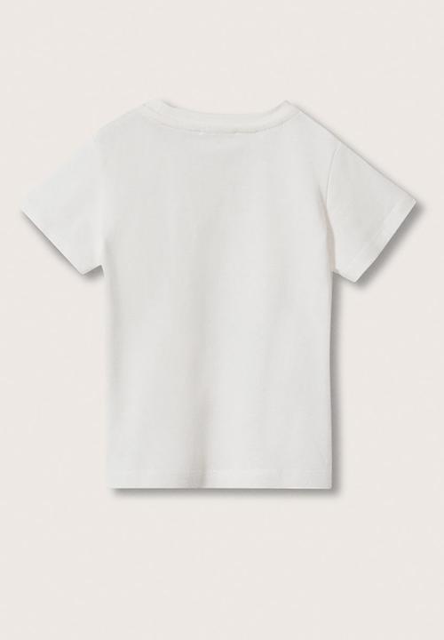 MANGO - T-shirt water - white