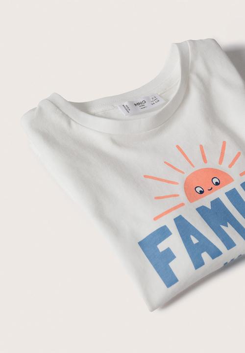 MANGO - T-shirt vacay - white