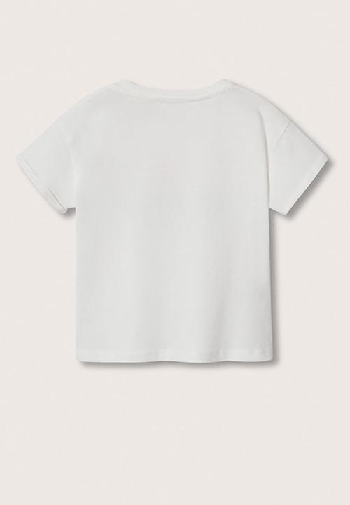 MANGO - T-shirt vacay - white