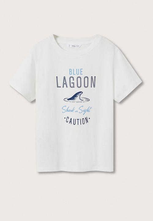 MANGO - T-shirt coast - white