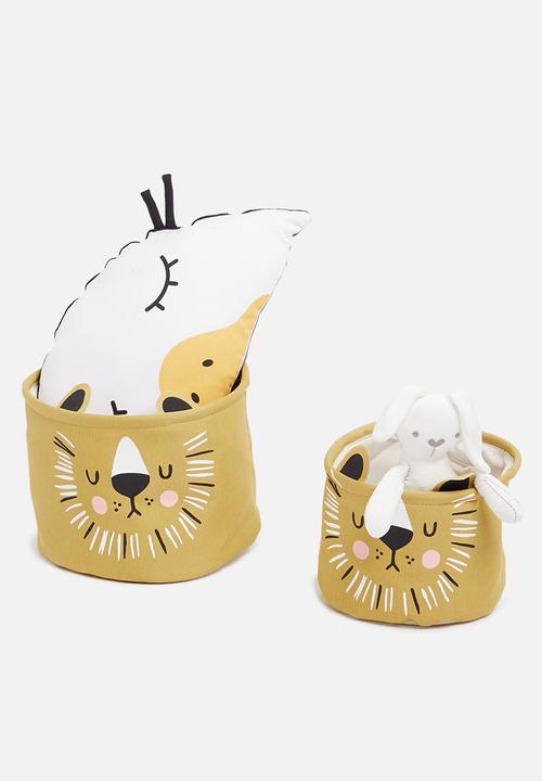 Storage Solutions - Roar basket set of 2-mustard