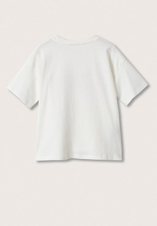 MANGO - T-shirt fresh - white