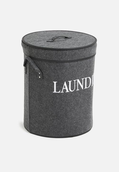 Storage Solutions - Felt laundry bag - black