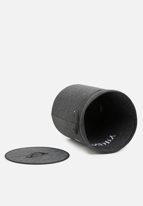 Storage Solutions - Felt laundry bag - black