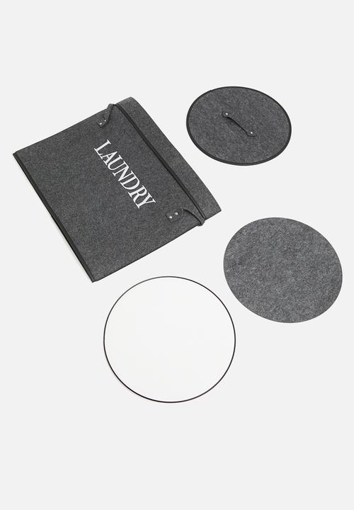 Storage Solutions - Felt laundry bag - black