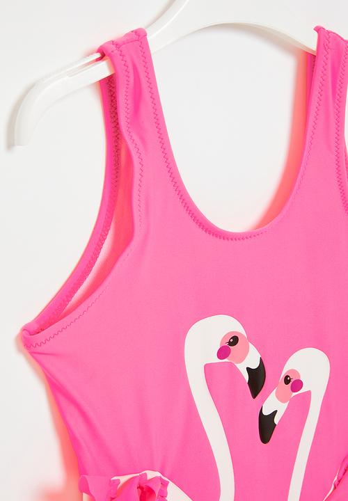 Pop Candy - Girls flamingo bikini - pink