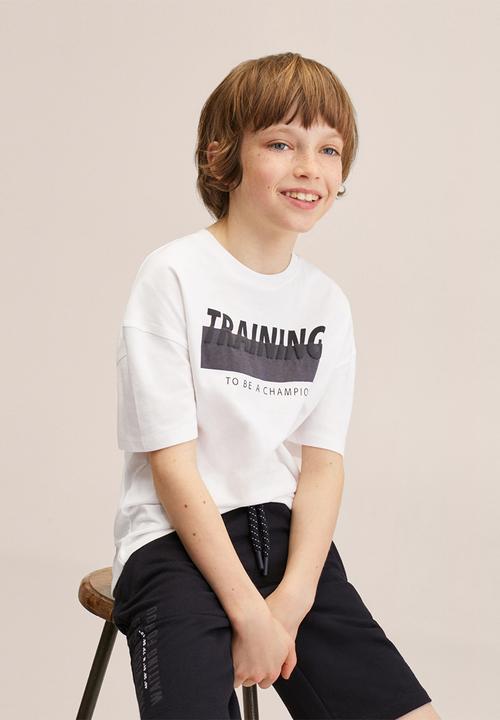 MANGO - T-shirt training - white
