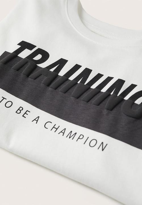 MANGO - T-shirt training - white