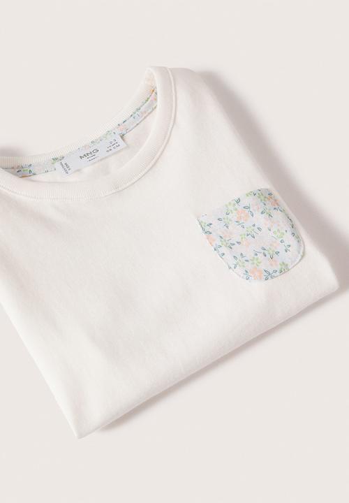 MANGO - T-shirt elia - white