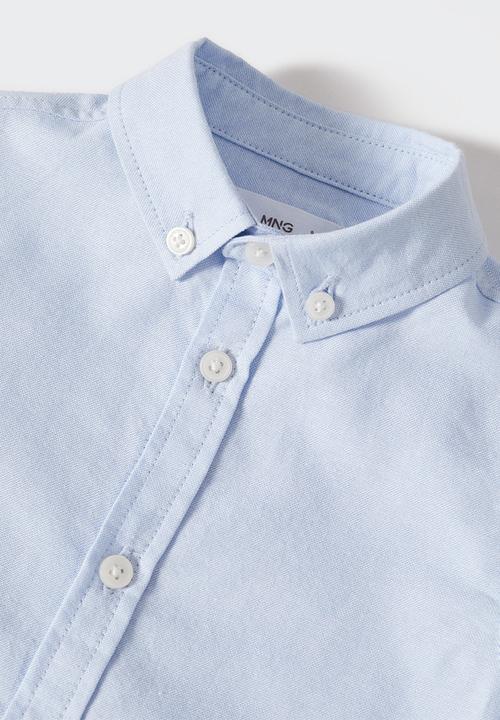 MANGO - Shirt oxford - light blue