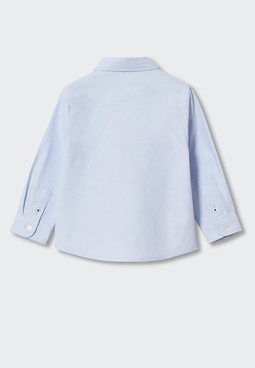 MANGO - Shirt oxford - light blue