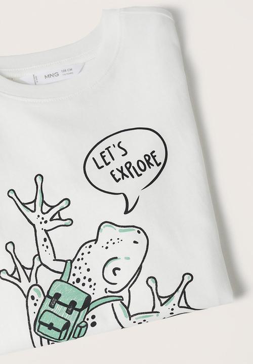 MANGO - T-shirt prix - white