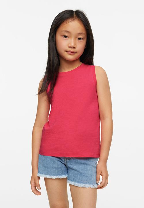 MANGO - T-shirt bandini - bright pink