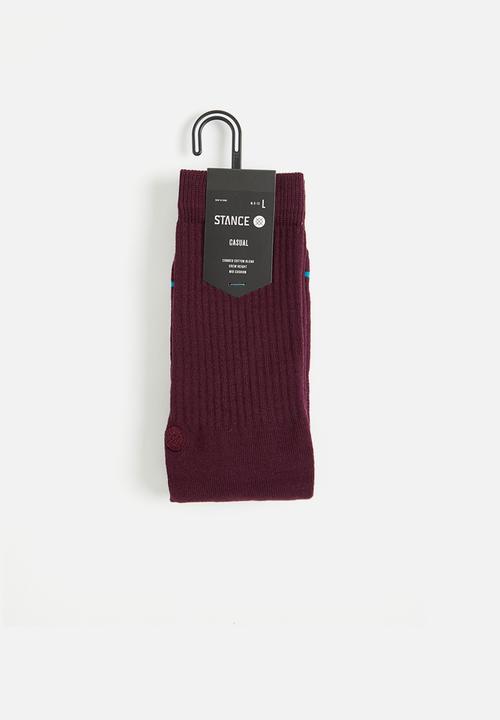 Stance Socks - Icon socks - burgundy