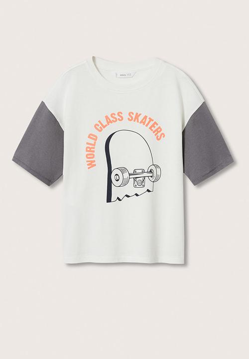 MANGO - T-shirt skating - neutral