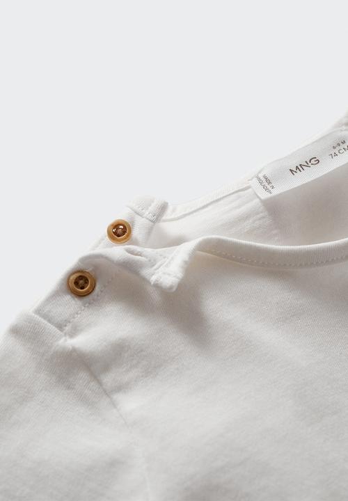 MANGO - T-shirt friends - off white