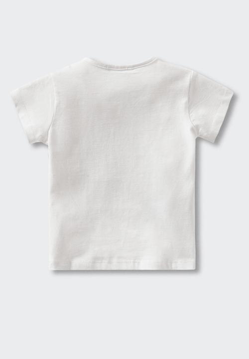 MANGO - T-shirt friends - off white
