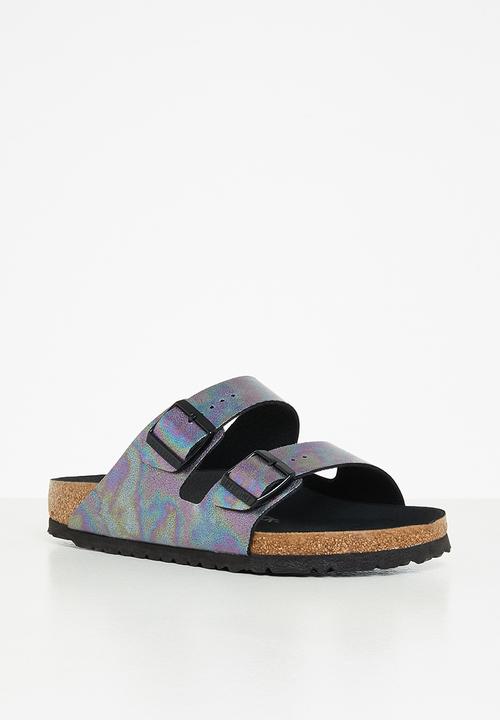 Birkenstock - Arizona microfiber veg regular - iridescent black