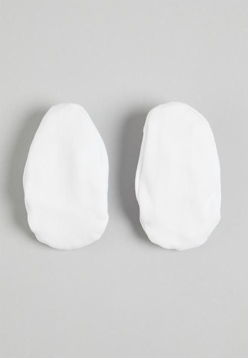 Little Lumps - Ribbed shoes - white