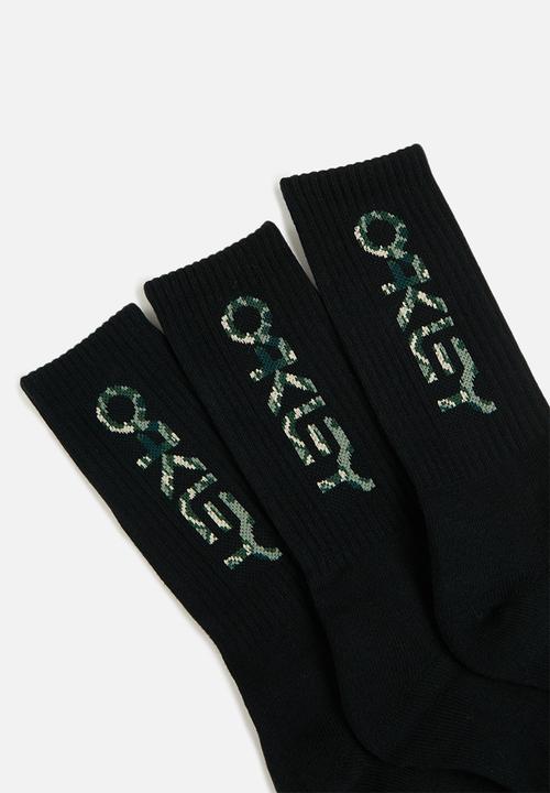 Oakley - B1b socks 2.0 3 pack - blackout