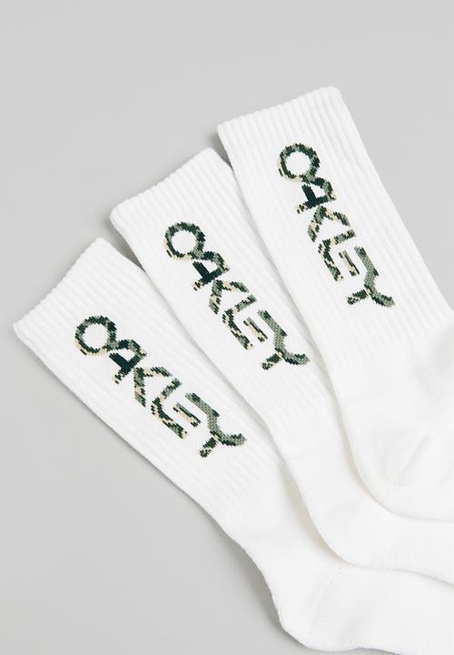 Oakley - B1b icon socks 3 pack - white