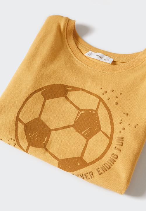 MANGO - T-shirt winner - medium yellow