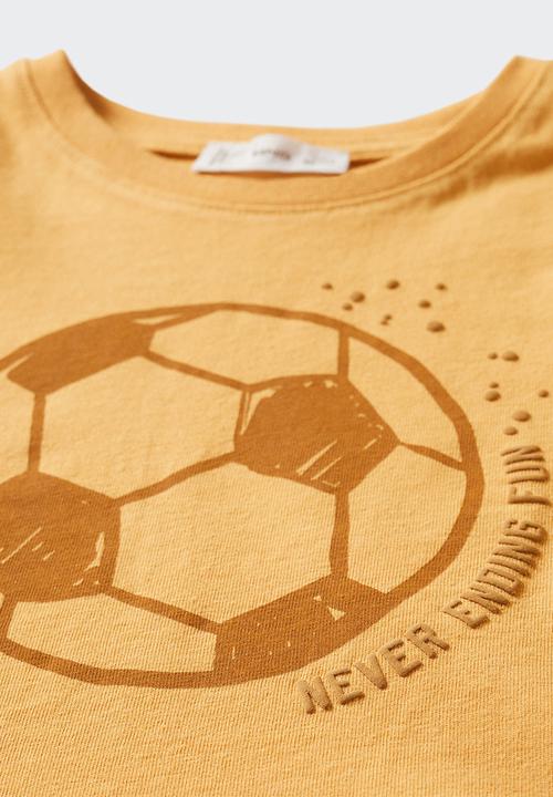 MANGO - T-shirt winner - medium yellow