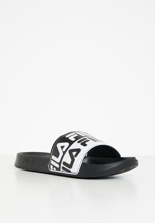 FILA - Sorrento slide - black & white